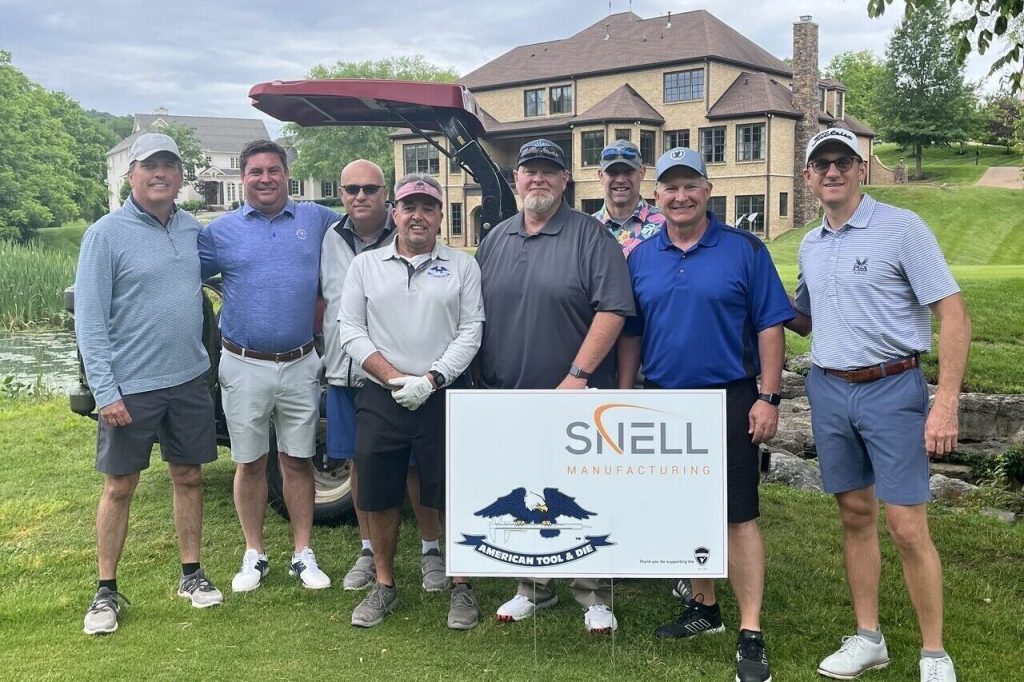Snell and American Tool and Die at Youth Villages Golf Tournament